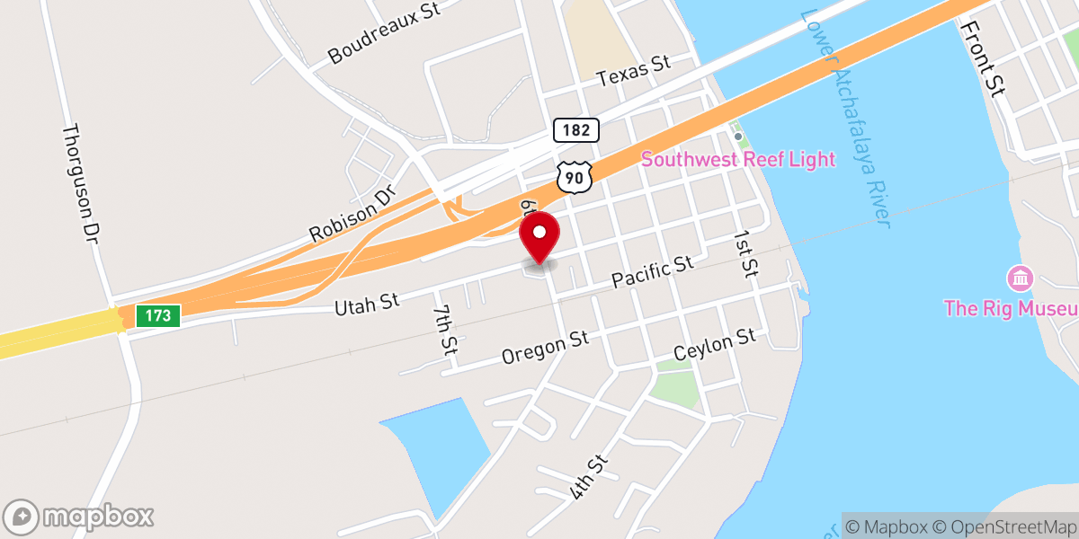 Map showing location of Tri-City Pentecostals