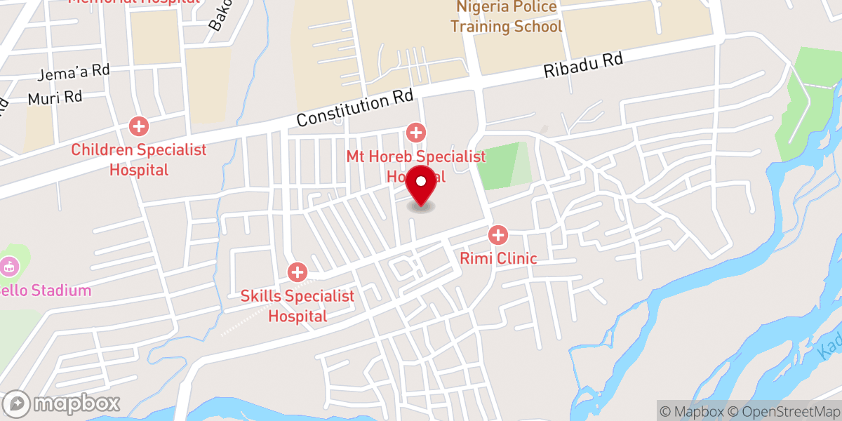 Map showing location of Fellowship Baptist Church