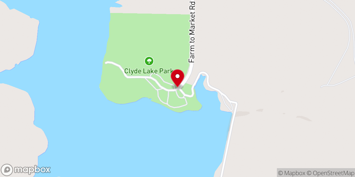 Map showing location of Lake, Clyde (Clyde Lake)