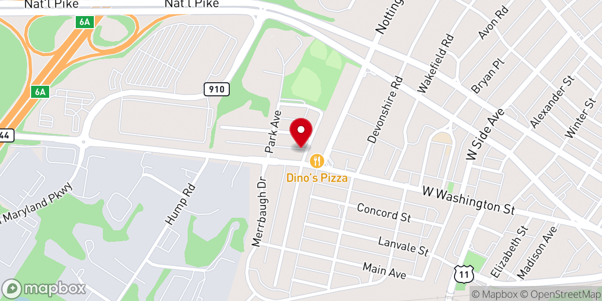 Map showing location of Trinity Full Gospel Church