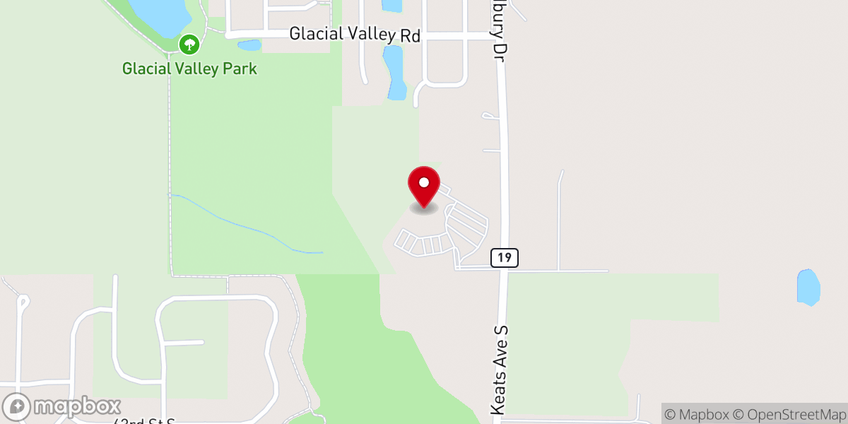 Map showing location of Crossroads Church Woodbury Campus