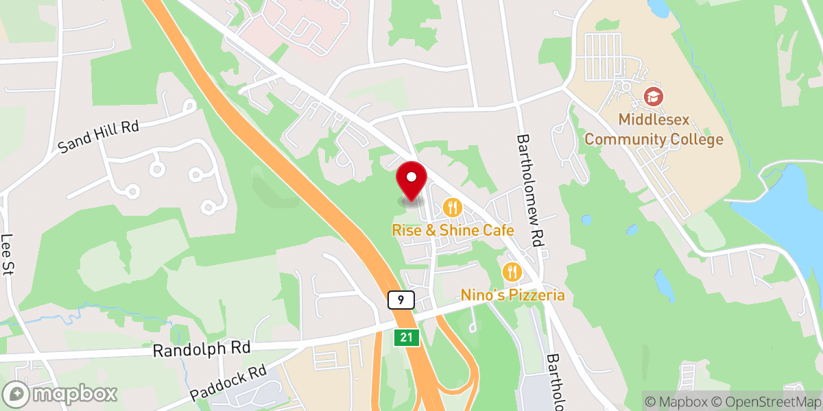 Map showing location of Shiloh Christian Church