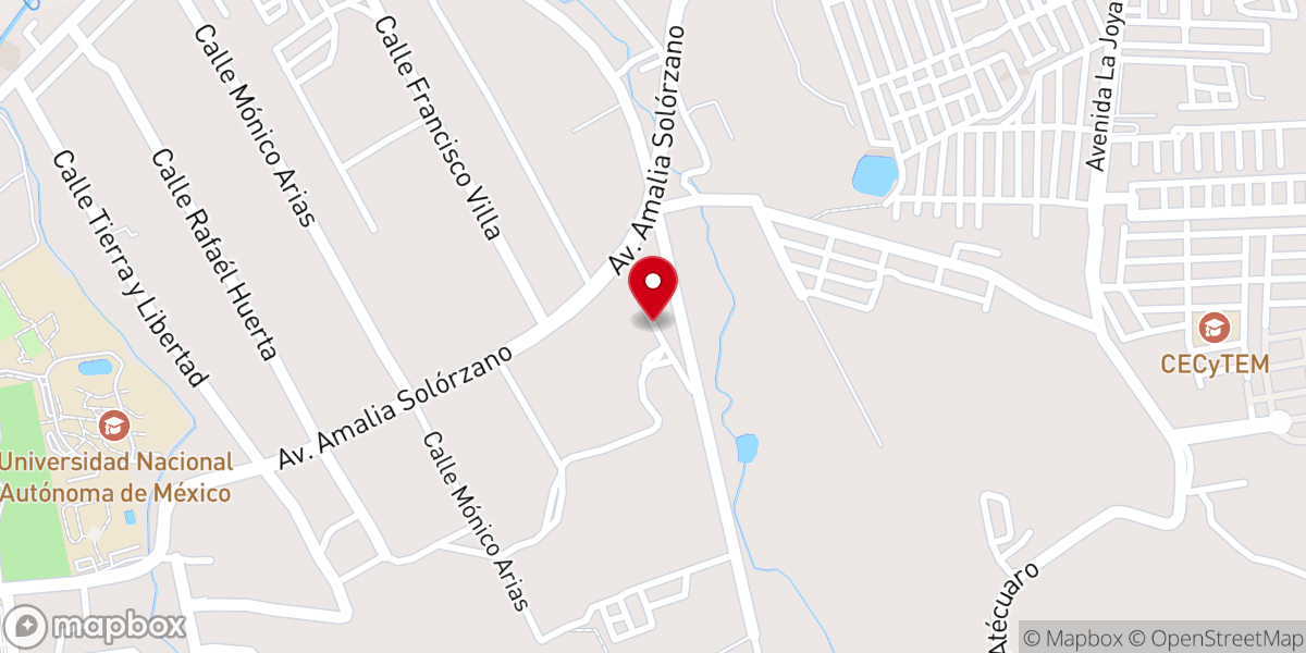 Map showing location of Comunidad Vida