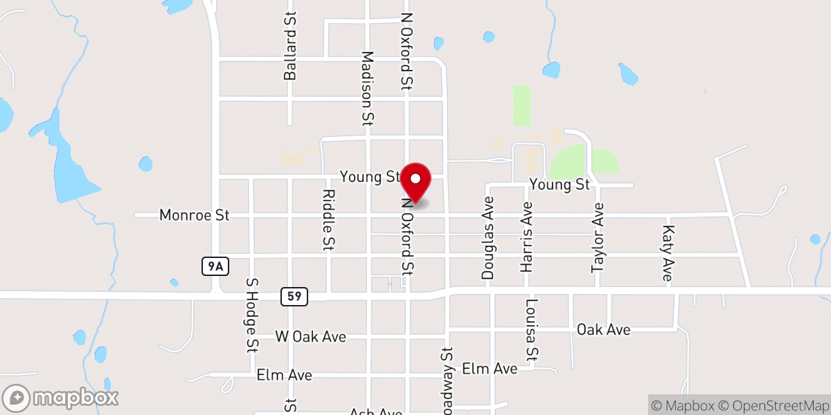 Map showing location of The People's Church