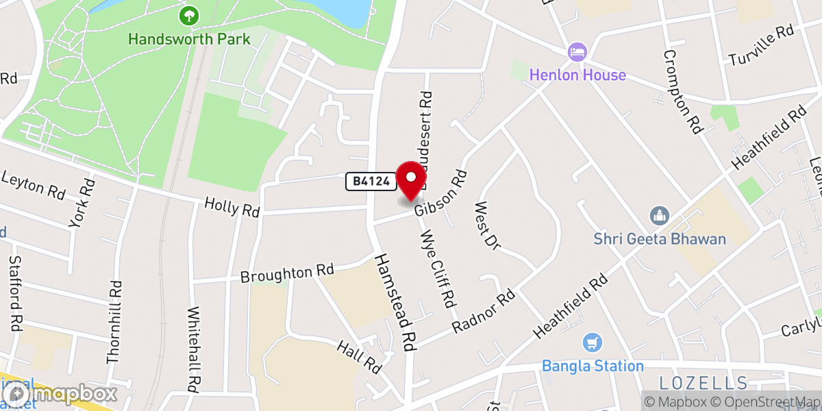 Map showing location of Bethel United Church