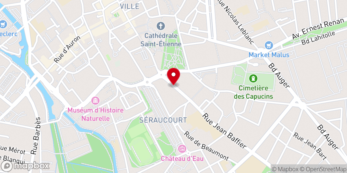 Map showing location of L’Église de Jésus-Christ des Saints des Derniers Jours