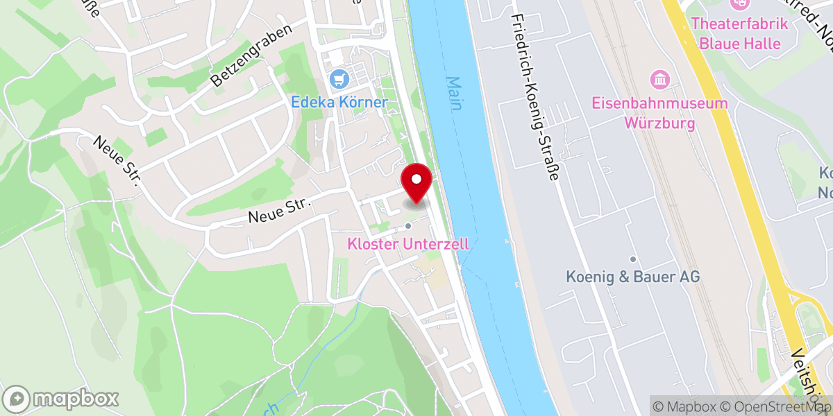Map showing location of Versöhnungskirche - Evangelisch-Lutherische Kirchengemeinde Zell am Main
