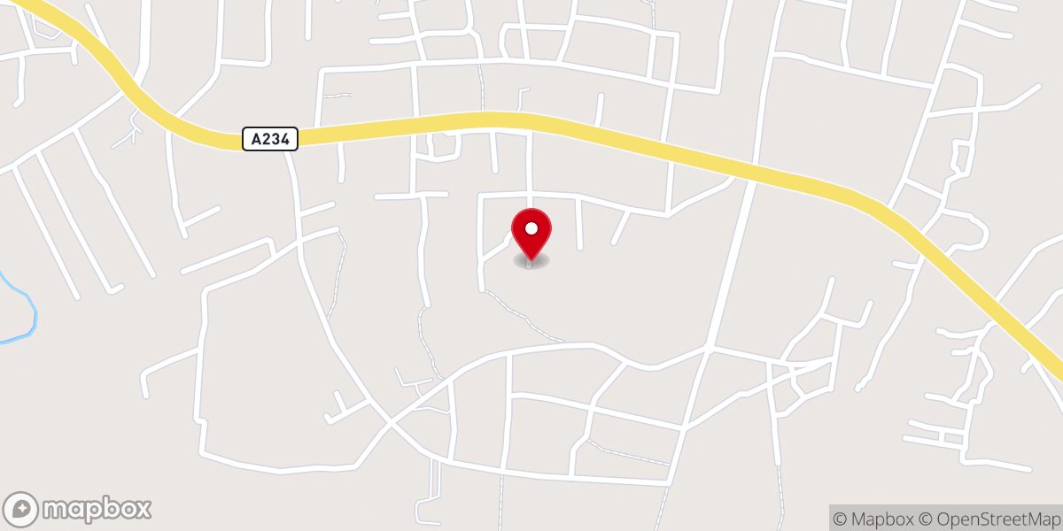 Map showing location of Shiloh Int'l Worship Centre
