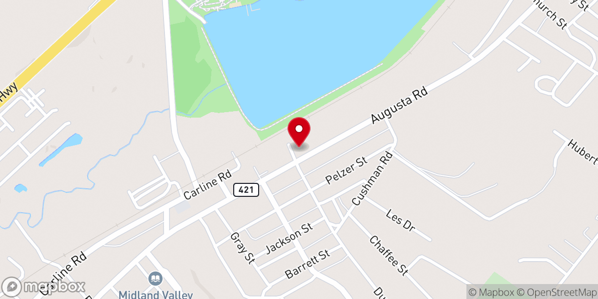 Map showing location of Langley United Methodist Church