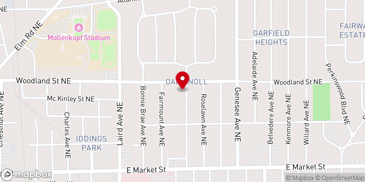 Map showing location of St. Matrona of Chios Chapel