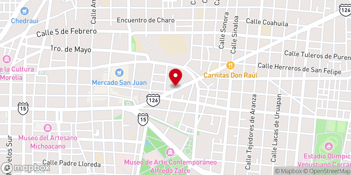 Map showing location of Rincón de los magos