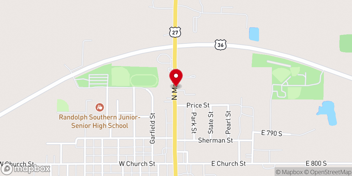 Map showing location of Lynn Church of Christ