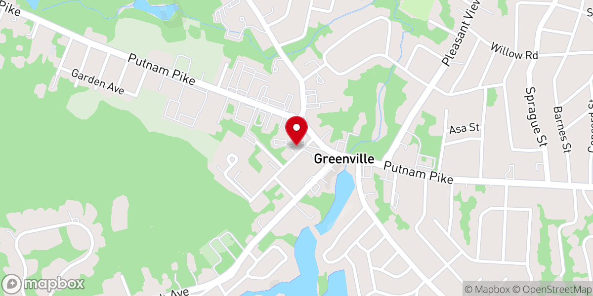 Map showing location of Greenville Nursery School