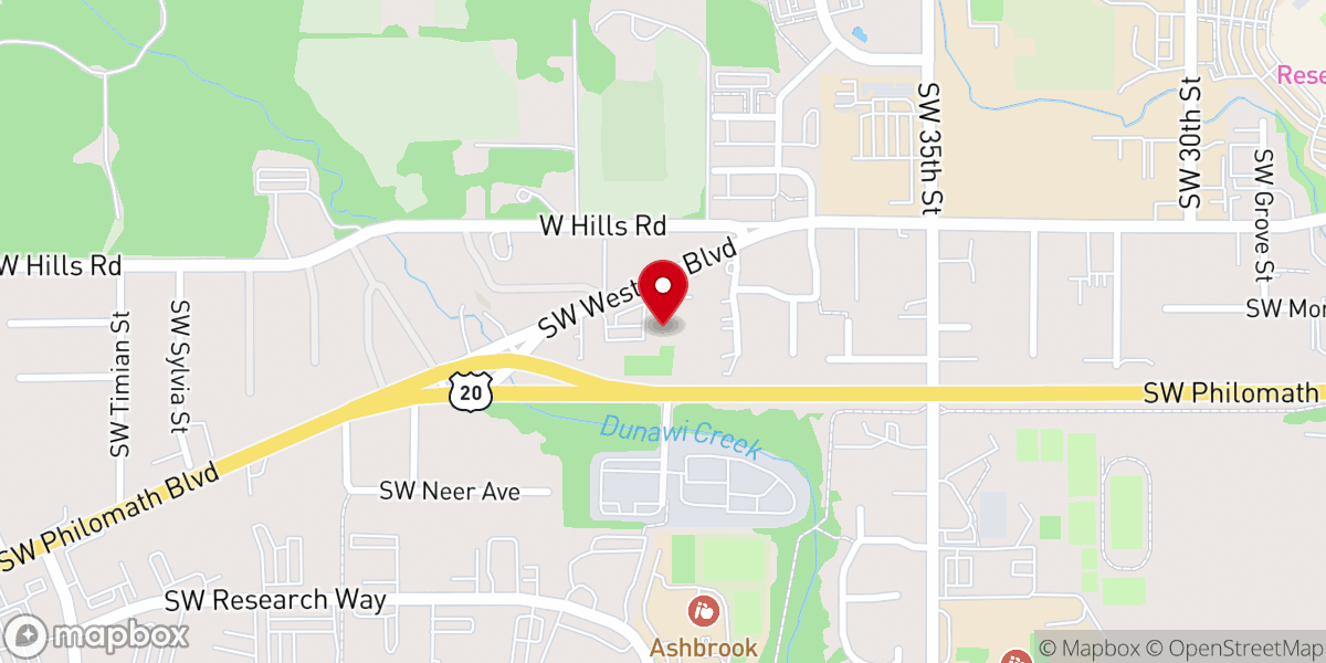 Map showing location of Grace City Church