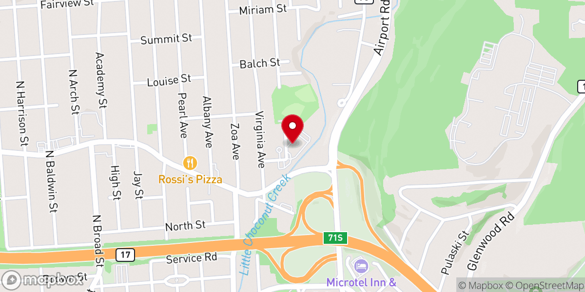 Map showing location of St. John's Ukrainian Social Club