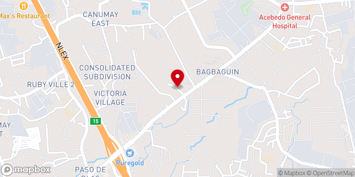 Map showing location of United Pentecostal Church - Bonifacio