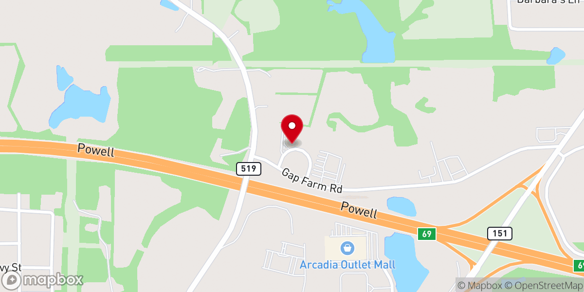 Map showing location of Bienville Parish Assessor's Office