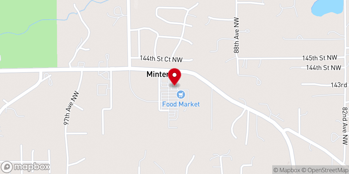 Map showing location of United States Postal Service