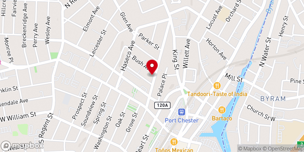 Map showing location of Segunda Iglesia Pentecostal Juan 3:16