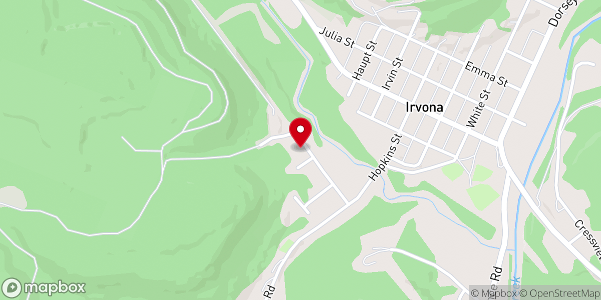 Map showing location of St. Michael's Parish House