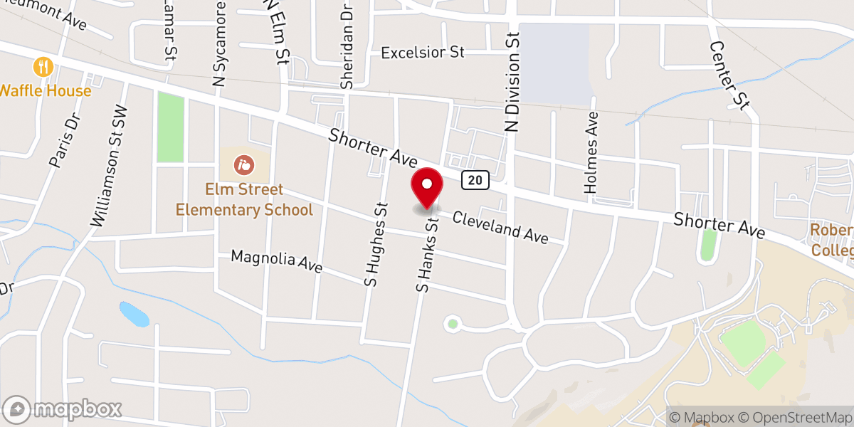 Map showing location of Eglisia De Dios Evangelio Completo
