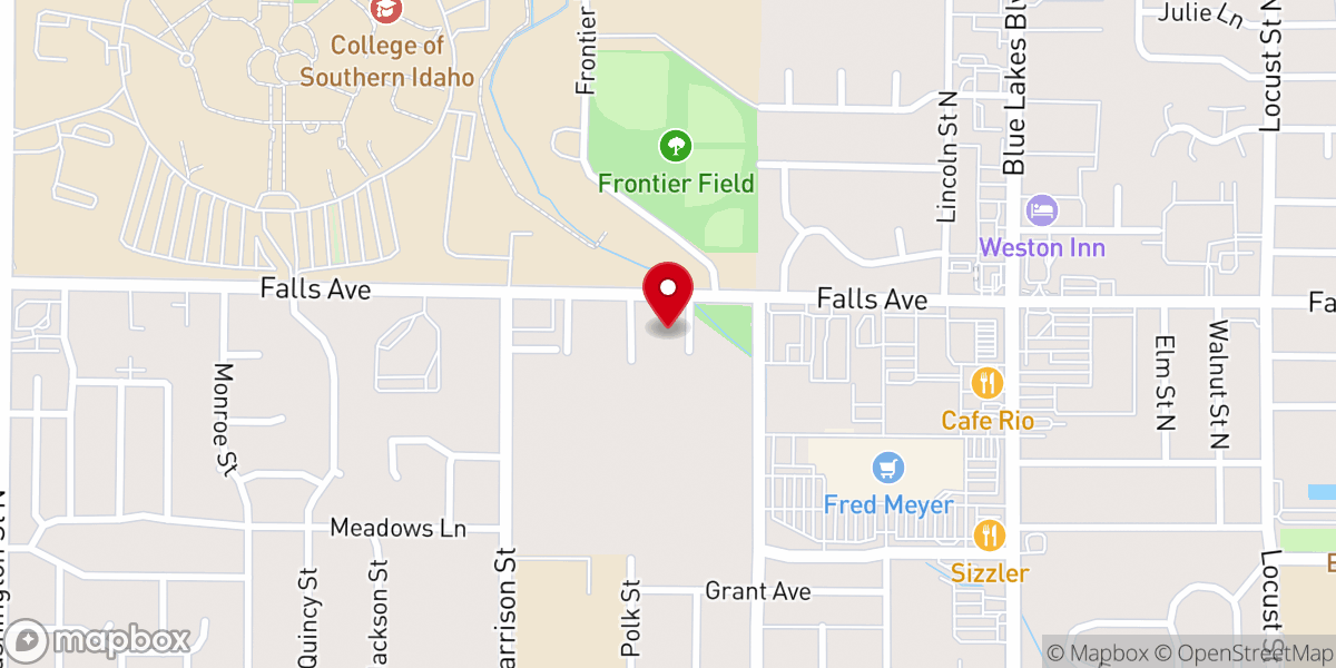 Map showing location of Chapel of Our Lady of Guadalupe