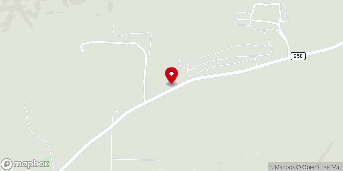 Map showing location of Friendship Pentecostal Church of God