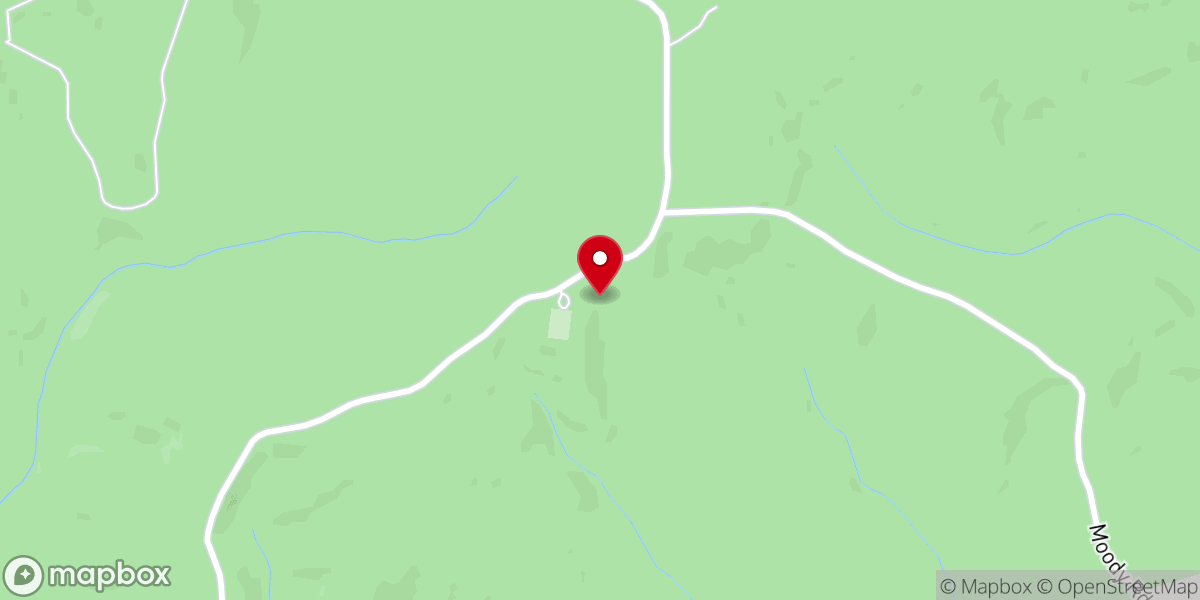 Map showing location of Cherry Grove Baptist Church