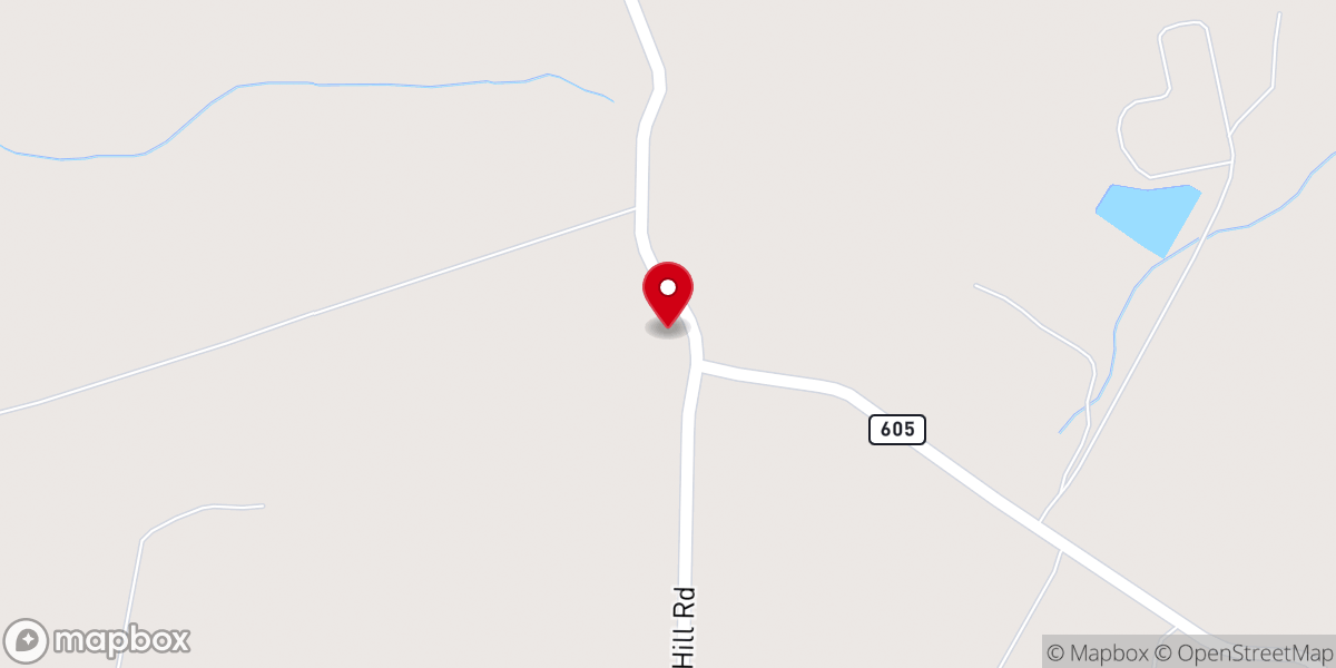Map showing location of Union Hill United Church of Christ