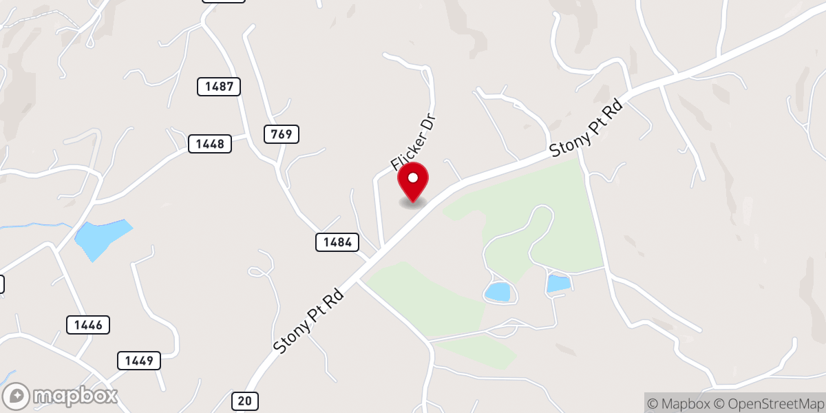 Map showing location of Chapman Grove Baptist