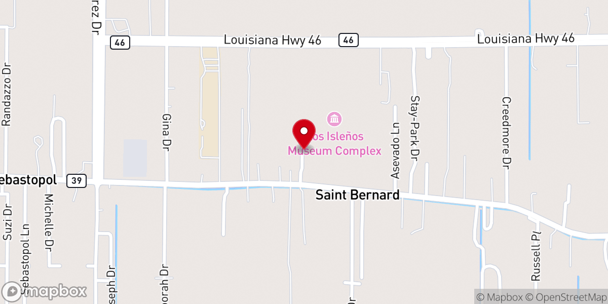 Map showing location of Third Missionary Baptist Church