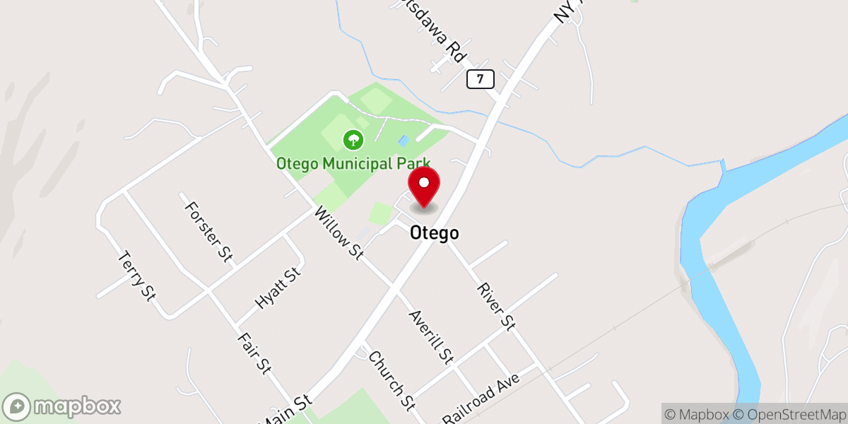 Map showing location of Otsego Christian Academy