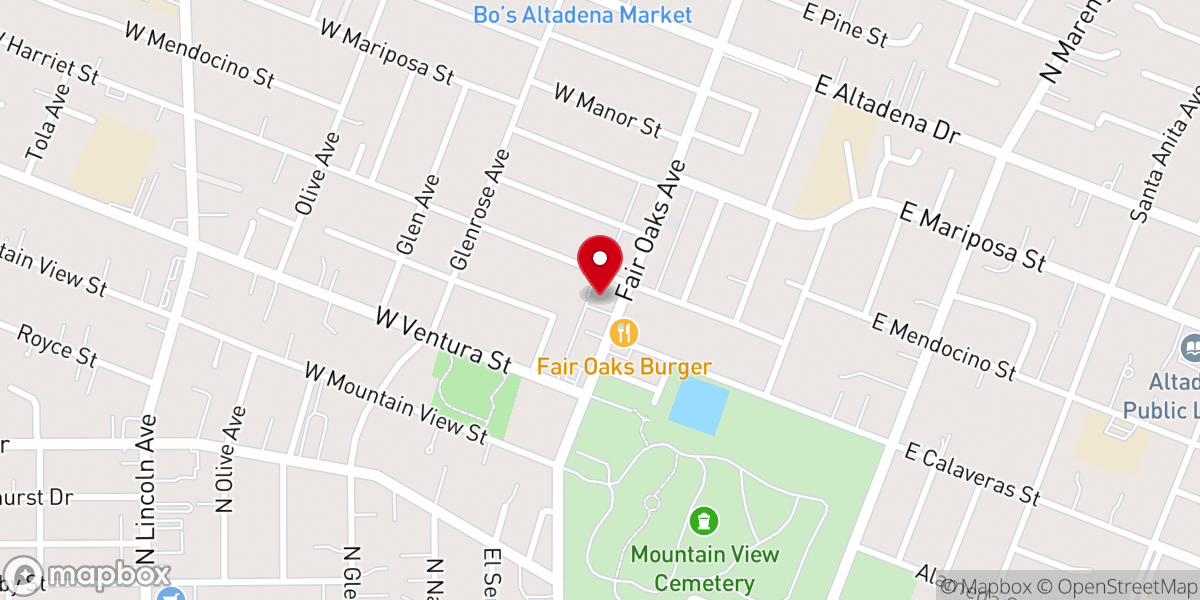 Map showing location of Spirit of Life Fellowship Church