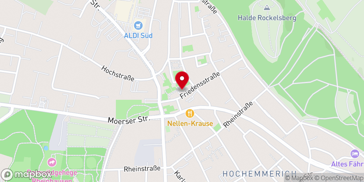 Map showing location of Gemeindezentrum Christuskirche