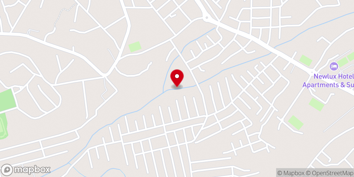 Map showing location of Evangelical Christians Ministry
