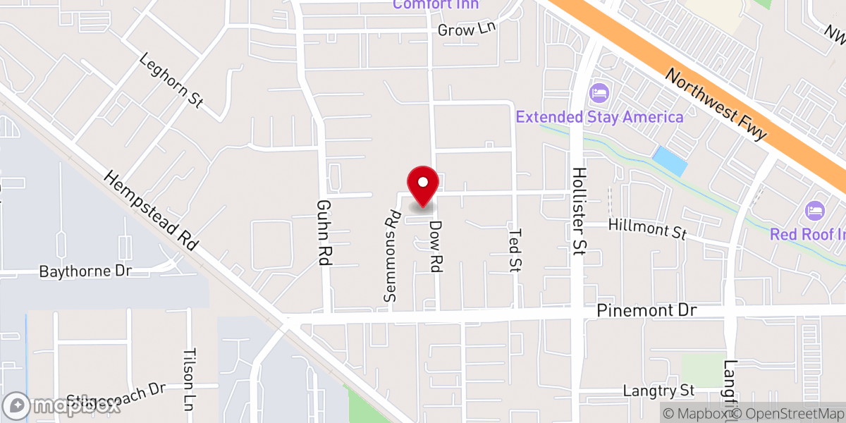 Map showing location of From the Heart Church Ministries of Houston