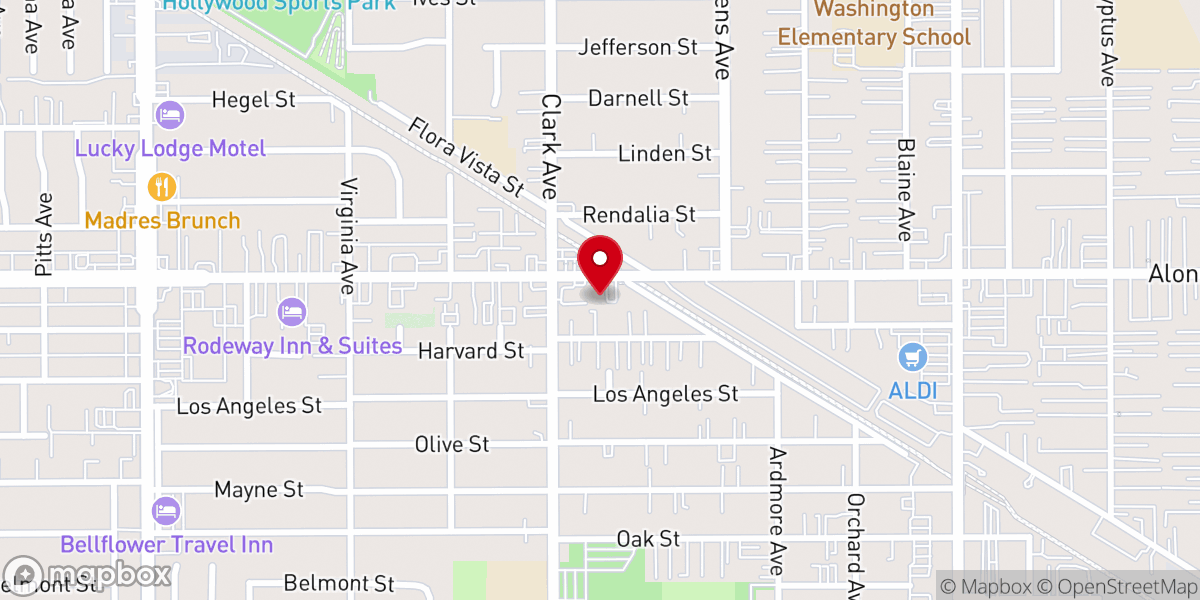Map showing location of Paramount Bilingual SDA Church