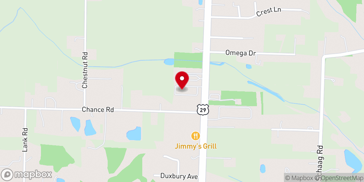 Map showing location of Crossfaith Church