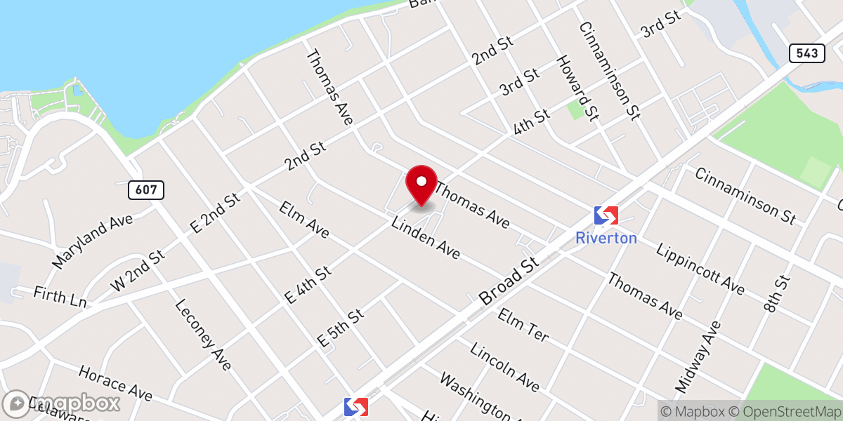 Map showing location of Sacred Heart Church Music Ministry