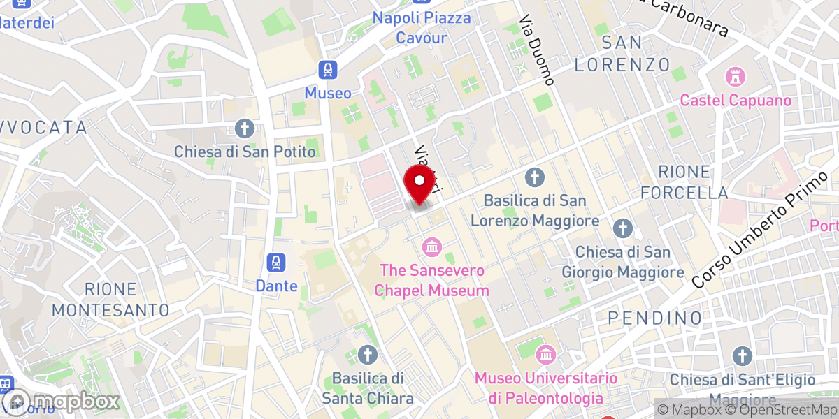 Map showing location of Cappella del Pontano o Cappella del Cappuccio