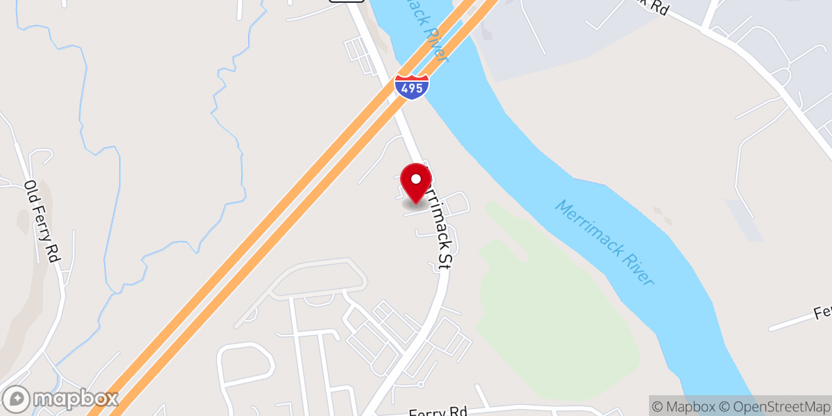 Map showing location of Methuen Memorials