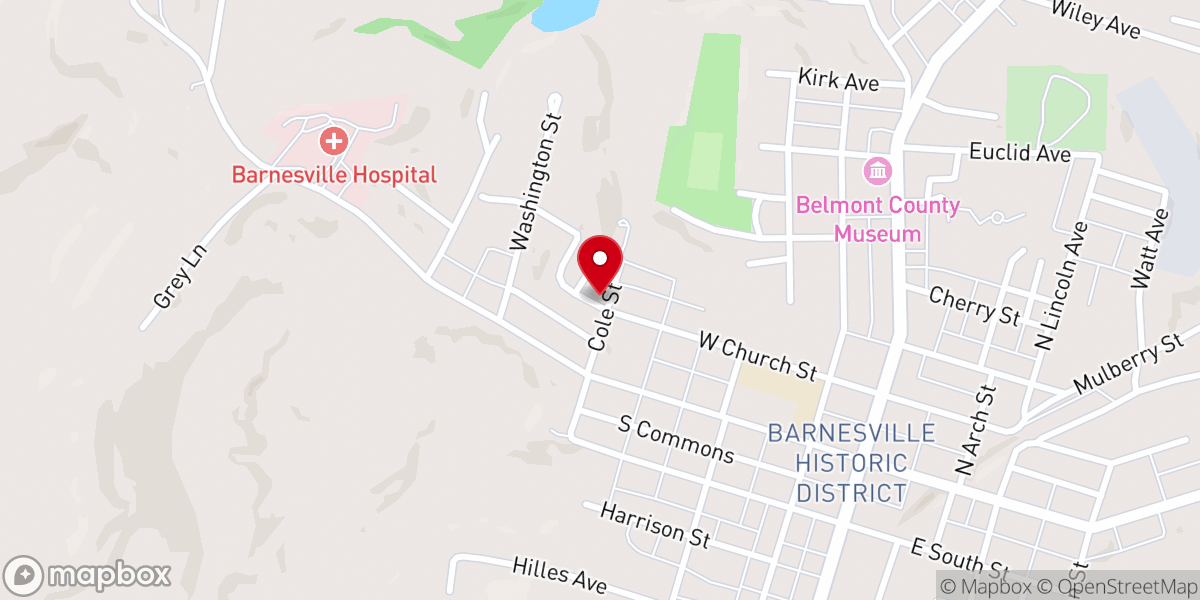 Map showing location of The darkness on Church street house