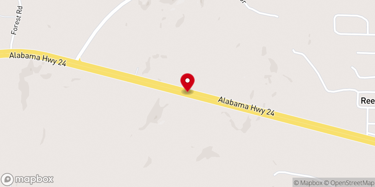 Map showing location of New Jerusalem Baptist Church
