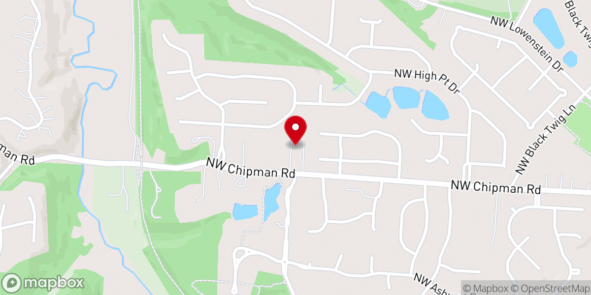 Map showing location of Lee's Summit Baptist Temple