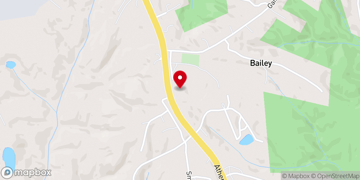 Map showing location of Greater Timber Ridge Church