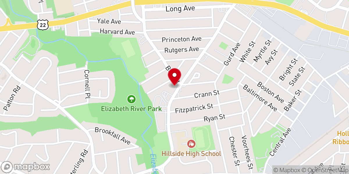 Map showing location of Immaculate Conception Ukrainian Catholic Church