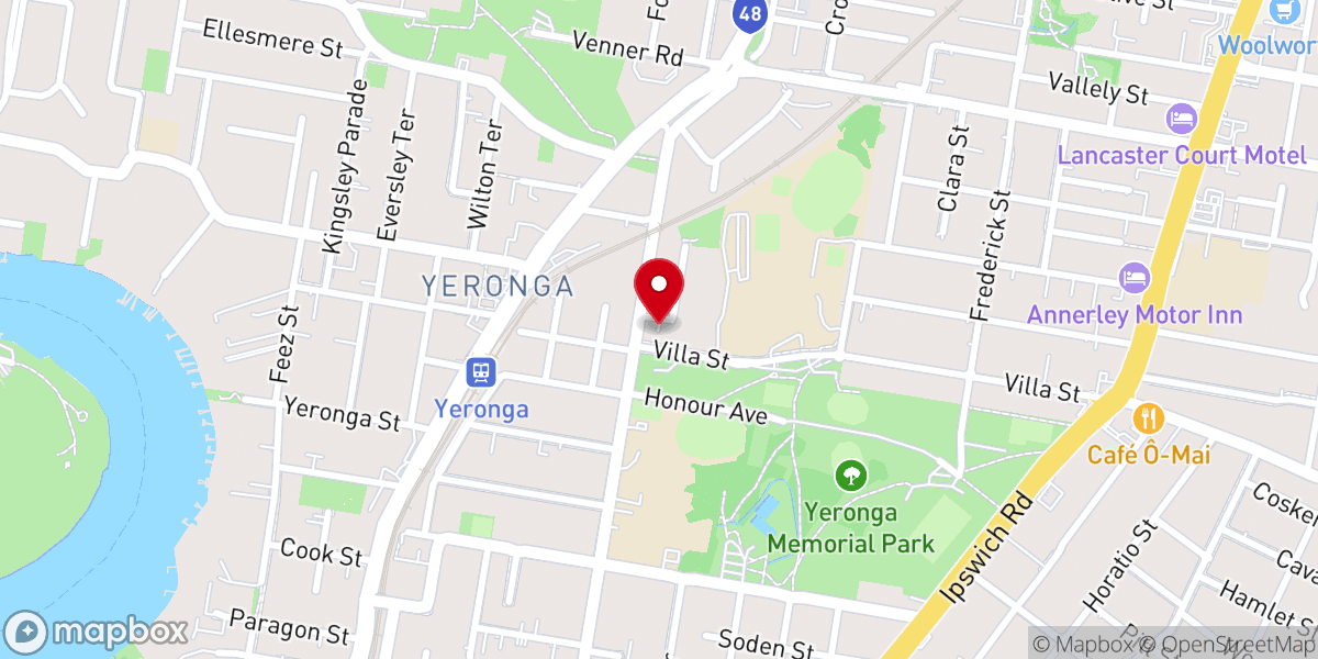 Map showing location of Brisbane International Christian Church