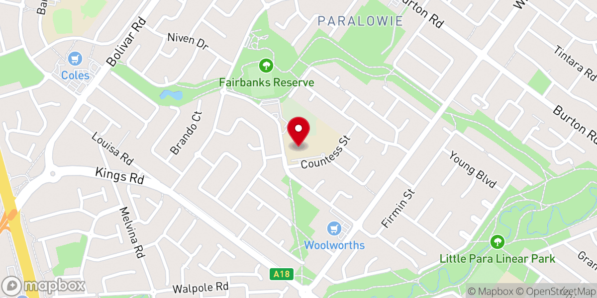 Map showing location of Base Church