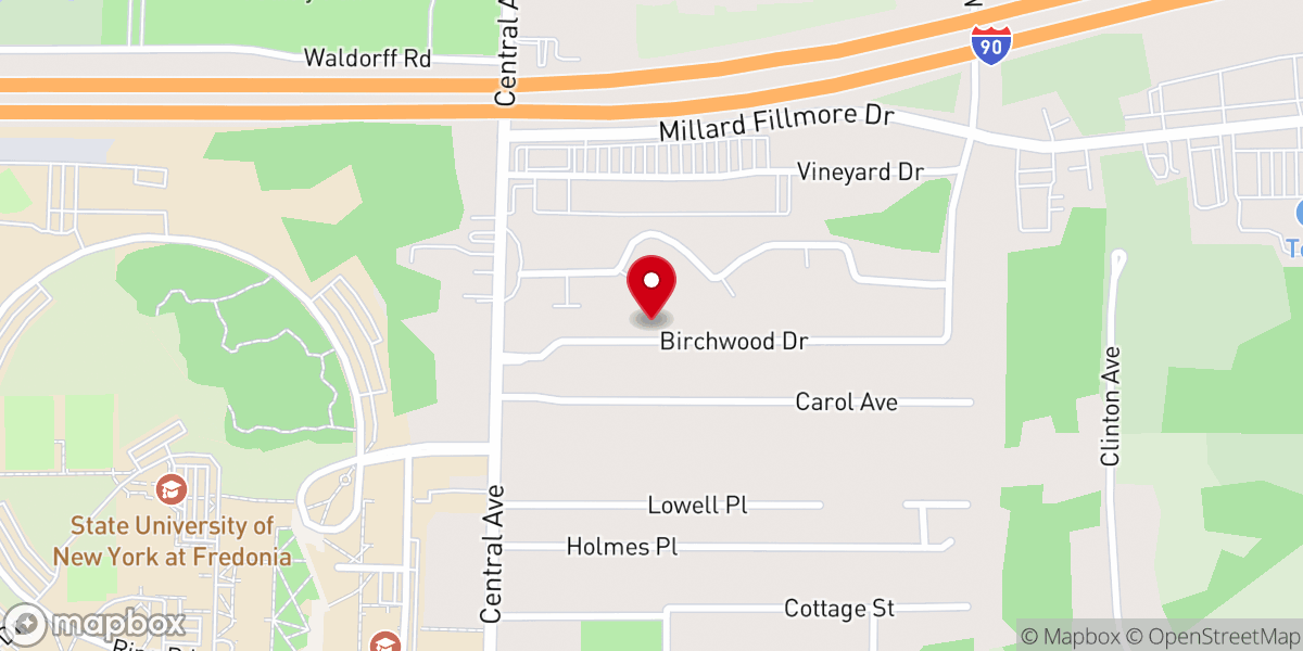 Map showing location of Burke Richard R