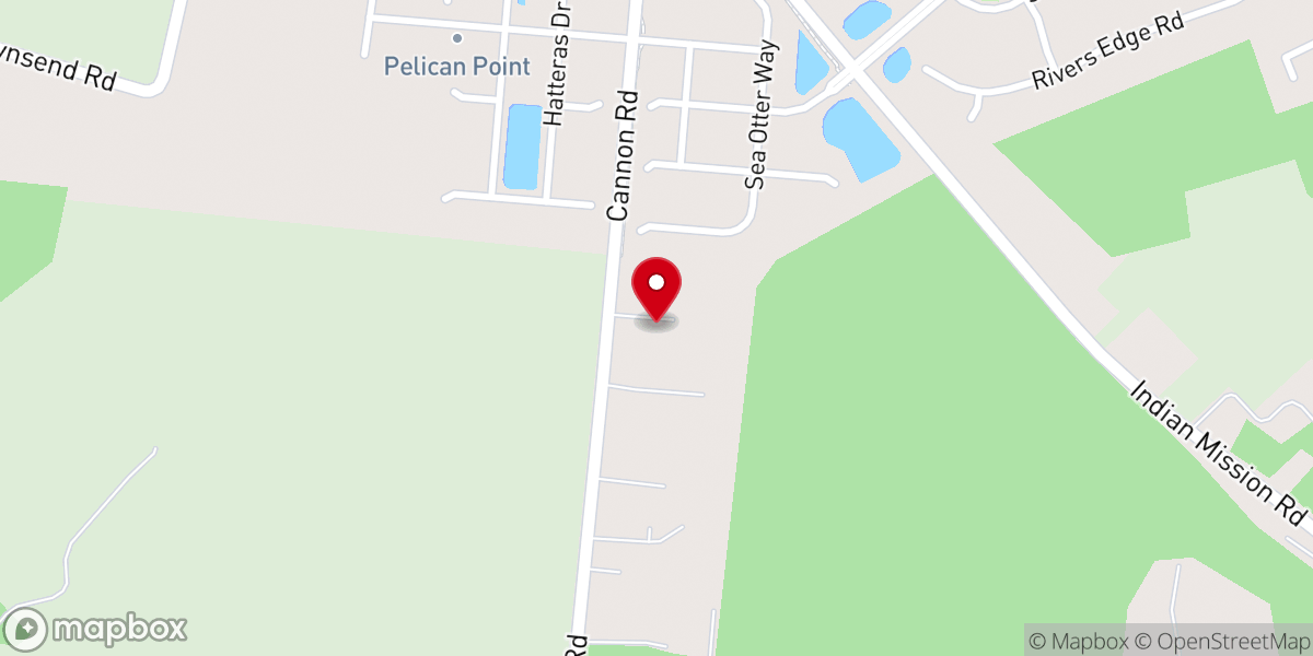 Map showing location of New Life Bible Fellowship Church